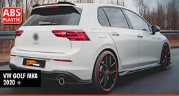 Volkswagen Golf 8 2019- Aileron DPT V-3 (HB, Noir Brillant) photo 1