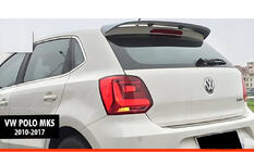 Volkswagen Polo 2010-2017 Aileron DPT V-5 (HB, Noir Brillant) photo 1