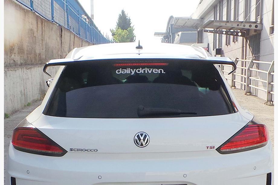 Volkswagen Scirocco 2008-2017 Spoiler DPT V-1 (2014-2017, Noir Brillant) Image