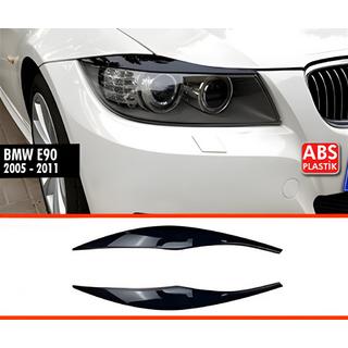 Paupières de Phares DPT (2pcs, Noir Brillant) BMW 3 Series E90/E91 2005-2011 photo 1