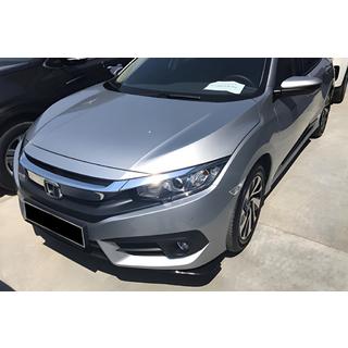 Extensions Avant Flap DPT (Noir Brillant) Honda Civic Sedan X 2016-2021