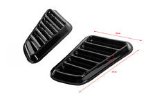 Caches de capot universels DPT (2 pcs, noir brillant) photo 4