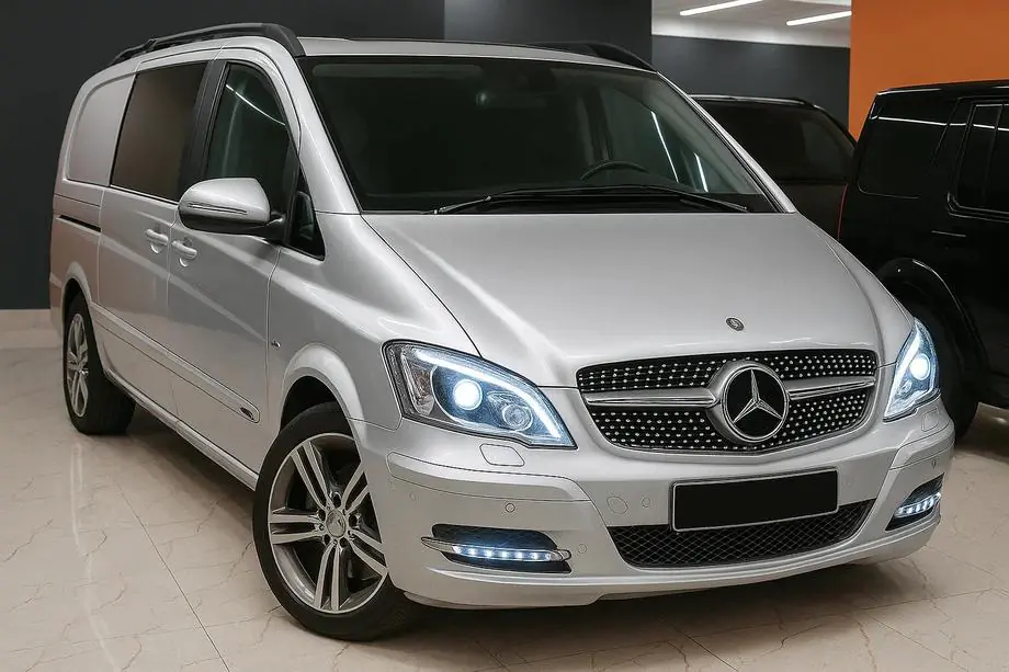 Mercedes Vito W639 2004-2014 Calandre Avant Diamond Silver (2010-2014) Photo 2