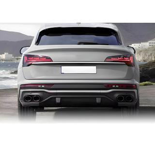Diffuseur Arriere (2020-2024, avec Embouts Black) Audi Q5 2017-2025 photo 2