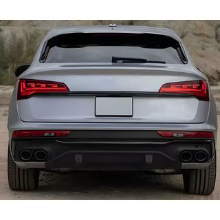 Diffuseur Arriere (2020-2024, avec Embouts Black) Audi Q5 2017-2025 photo 3
