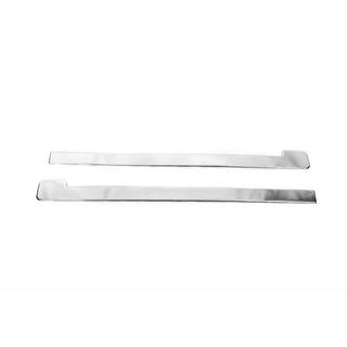 Moulures de porte coulissante en acier inoxydable (2 pcs) photo 4