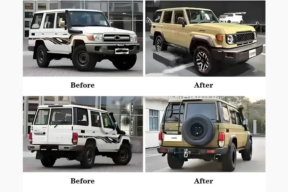 Toyota Land Cruiser 70 1984- Kit restylage 2024 Photo 3