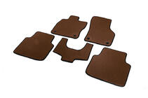 Skoda Superb 2015-2024 Tapis de sol EVA (Sans repose-pied, Marron) photo 2