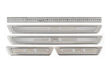 Opel Seuils de porte universels Opel V-1 (4 pcs, inox) photo 1
