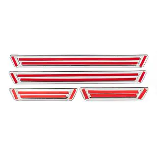 Seuils de porte universels Opel V-1 (4 pcs, inox) photo 4