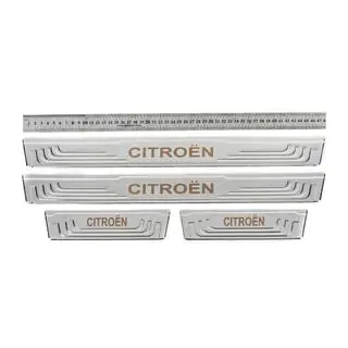 Seuils de porte universels Citroen V-2 (4 pcs, inox) photo 1
