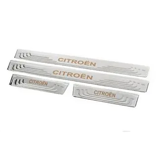 Seuils de porte universels Citroen V-2 (4 pcs, inox) photo 3