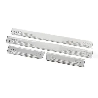 Seuils de porte universels Toyota V-2 (4 pcs, inox) photo 2
