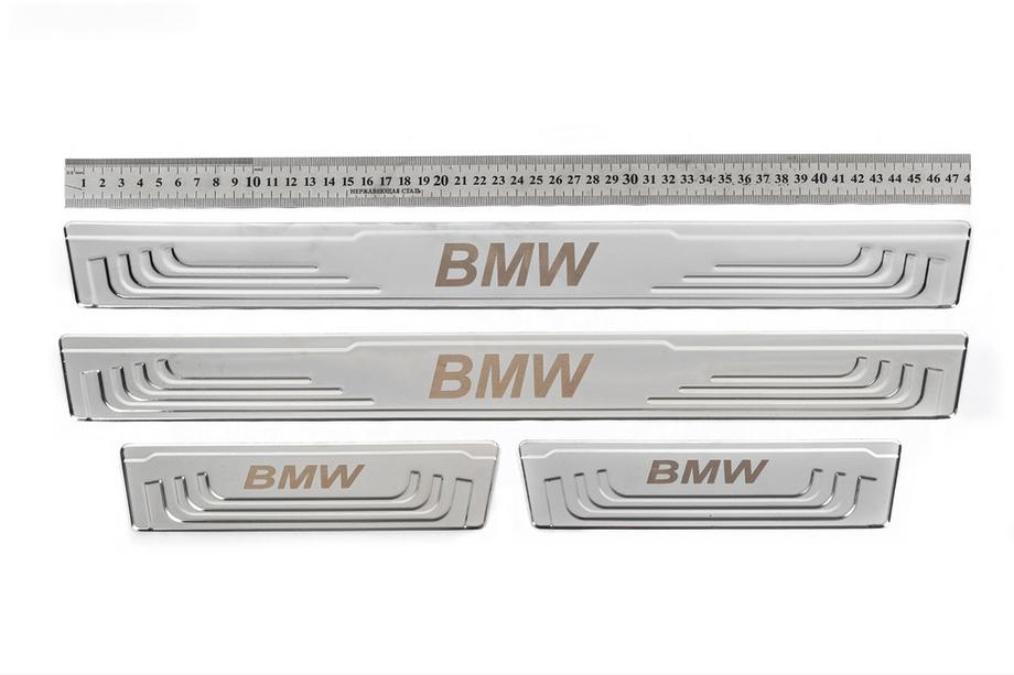 BMW Seuils de porte universels BMW V-2 (4 pcs, inox) Photo 1