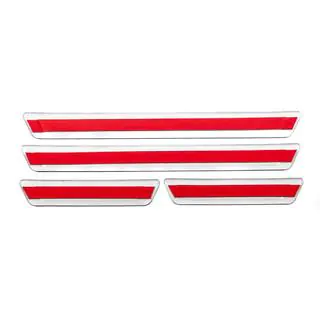 Seuils de porte universels Audi V-3 (4 pcs, inox) photo 4