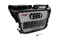 Audi A3 2003-2012 Calandre Avant RS-Style (2008-2012, noir avec chrome) photo 3