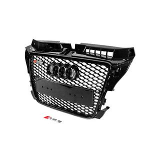 Calandre Avant RS-Style (2008-2012, noir avec chrome) Audi A3 2003-2012 photo 2