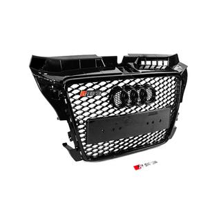 Calandre Avant RS-Style (2008-2012, noir avec chrome) Audi A3 2003-2012 photo 3