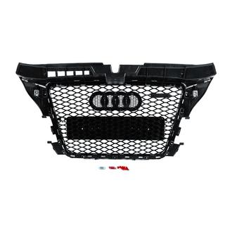 Calandre Avant RS-Style (2008-2012, noir avec chrome) Audi A3 2003-2012 photo 4