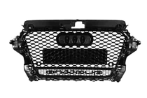 Audi A3 2012-2020 Calandre Avant RS-Style avec Inscription Quattro (2012-2016, noir) photo 4