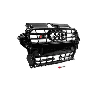 Calandre Avant S-Style (2012-2016, noire) Audi A3 2012-2020 photo 3