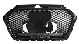 Audi A3 2012-2020 Calandre avant RS-style avec inscription Quarrto (2016-2020, noir) photo 1