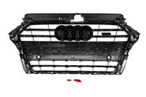 Audi A3 2012-2020 Calandre avant S-Style (2016-2020, gris avec chrome) photo 4