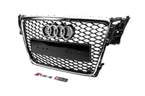 Audi A4 B8 2007-2015 Calandre Avant RS-Style V-2 (2007-2011, noire avec chrome) photo 2