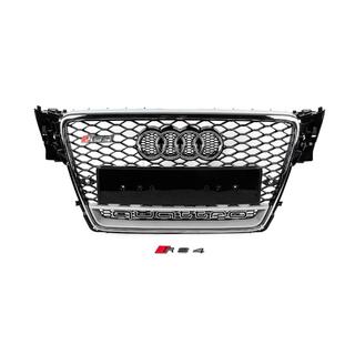 Calandre avant avec inscription Quattro RS-style (2007-2011, noire) photo 1