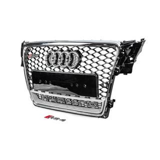 Calandre avant avec inscription Quattro RS-style (2007-2011, noire) photo 2