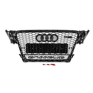 Calandre avant avec inscription Quattro RS-style (2007-2011, noire) photo 4