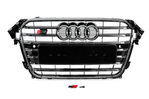 Audi A4 B8 2007-2015 Calandre avant S-Style (2012-2015, noire avec chrome) photo 1