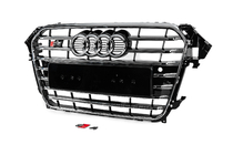 Audi A4 B8 2007-2015 Calandre avant S-Style (2012-2015, noire avec chrome) photo 2