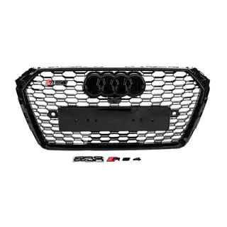 Calandre avant style RS avec inscription Quattro (2015-2019, noire)