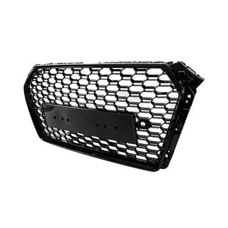 Calandre avant style RS Quattro (sans logo, 2015-2019, noire) photo 2