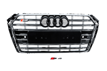 Audi A4 B9 2015-2024 Calandre avant S-style (2015-2019, chrome+noir) photo 1