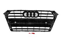 Audi A4 B9 2015-2024 Calandre avant S-style (2015-2019, chrome+noir) photo 4