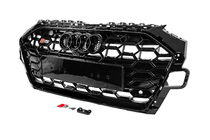 Audi A4 B9 2015-2024 Calandre avant S-style (2019-2024, noire) photo 2