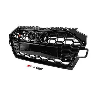 Calandre avant S-style (2019-2024, noire) Audi A4 B9 2015-2024 photo 2