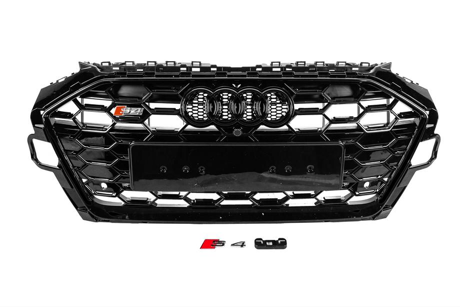 Audi A4 B9 2015-2024 Calandre avant S-style (2019-2024, noire) Image