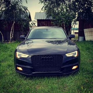 Calandre Avant RS-Style (2011-2015, noire) Audi A5 2007-2015 photo 2