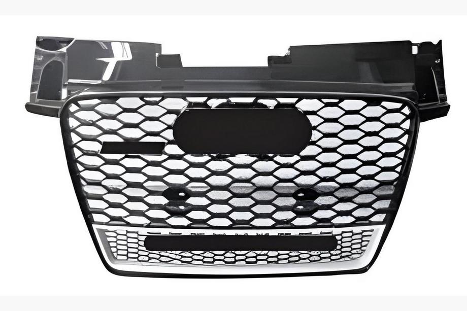 Audi TT 2006-2014 Calandre Avant RS-Style avec Inscription Quattro (2008-2014, noir) Image