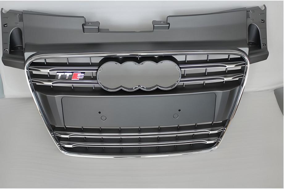 Audi TT 2006-2014 Calandre avant S-Style (2008-2014, noire avec chrome) Image