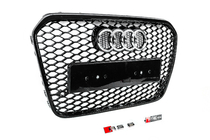 Audi A6 C7 2011-2017 Calandre avant noire RS-style (2011-2014) photo 2