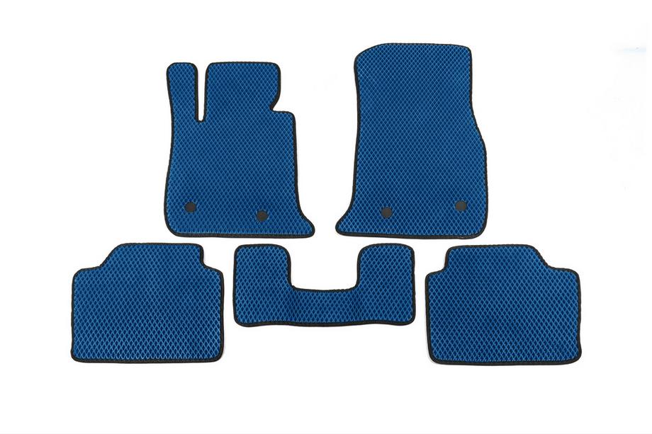BMW 4 Series F32/F33/F36 2012-2020 Tapis de sol EVA V1 (Bleu) Image