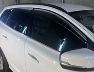 Volvo XC60 2009-2017 Déflecteurs de vitres avec moulure chromée Niken Luxury (6 pcs) photo 1