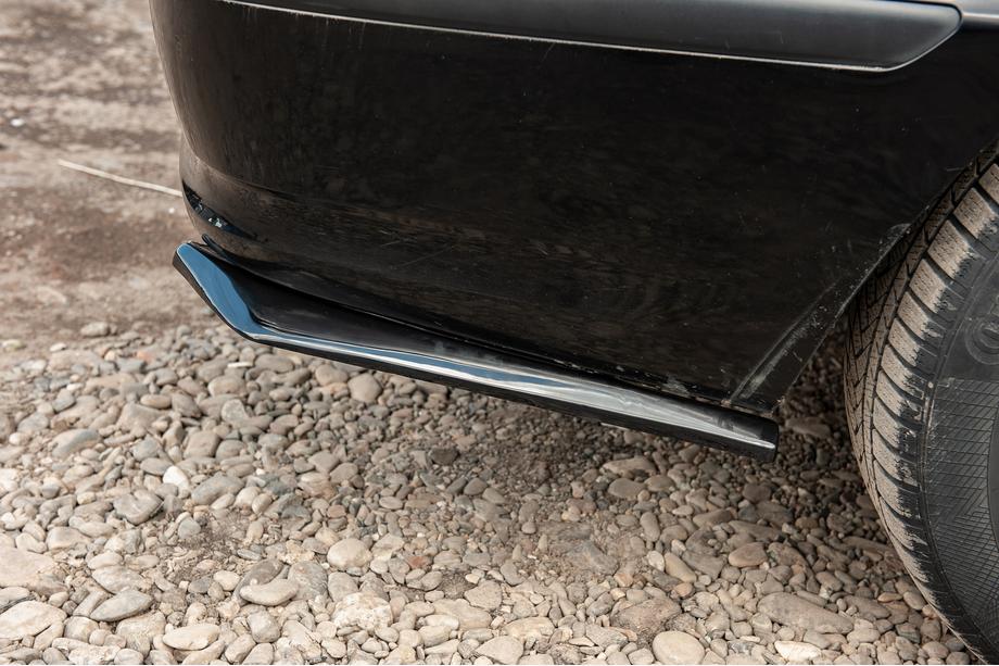 Volkswagen Caddy 2004-2010 Flap Cache Pare-chocs Arrière DPT (ABS) (2pcs) (Noir Brillant) Photo 12