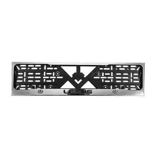 Cadre de Plaque Chromé (1 pc, Acier Inoxydable) photo 2