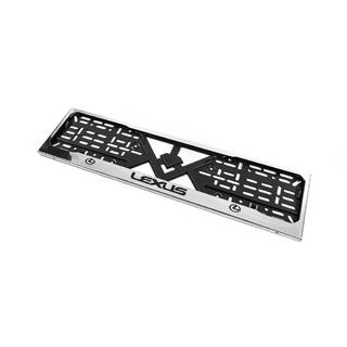 Cadre de Plaque Chromé (1 pc, Acier Inoxydable)