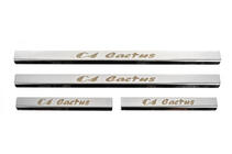 Citroen Cactus 2014-2020 Seuils de porte Carmos (4 pcs, inox) photo 1